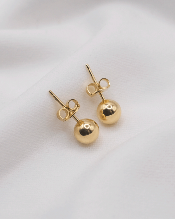 ARETE ESFERA  6 MM ORO LAMINADO  18KT