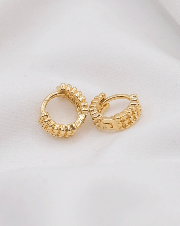 HUGUIES COPITAS MINI ORO LAMINADO 18KT